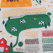 Baumwollstoff Bauernhof 100 x