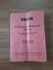 Fahr Schlepper Mähwerk SM 66 D66 D88 Güldner AX AK Original Betriebsanleitung