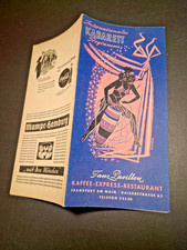 1955 dez. FRANKFURT programm