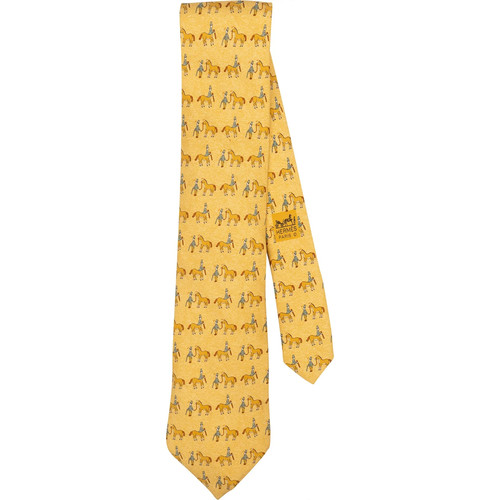 Hermès horse rider print silk - horse,