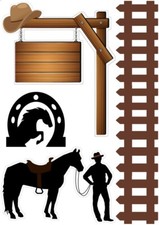 Western Essbar Cowboy Party