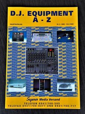 Deejay Equipment Katalog 1993, 80S, Akai Vestax Numark Dynacord Technics Rodec
