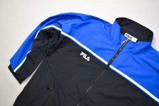 Fila Training Sport Jacke Vintage Track Top Shell Jacket Windbreaker Casual Gr L