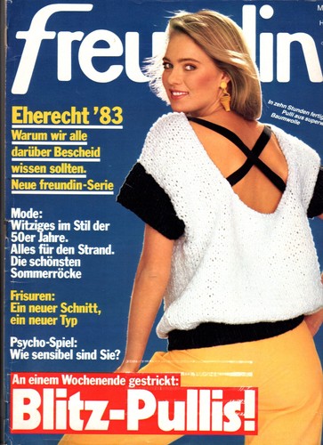 Freundin heft 1983 - freundin,