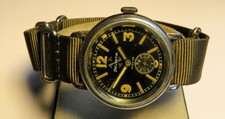 Helvetia frühe Pfeilindex Fliegeruhr Pilot Watch Reichsluftwaffe 1930 WK2