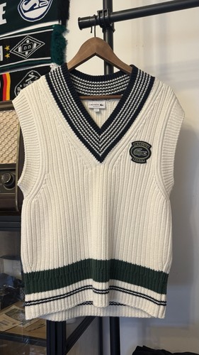 Lacoste pullunder strick optik - pullunder,