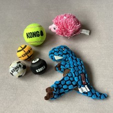 KONG Hundespielzeug Set 6 Teile Bälle Knister Kauen Quietschen für kleine Hunde