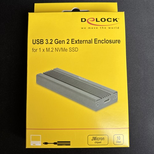 Delock external enclosure 2 - delock, m.2
