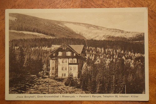 Ober krummhübel haus - ak, ober-krummhübel,