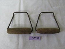 2 alte Holzgriffe Griff für Heukorb Korb Kiepe Erntekorb