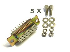 D-SUB, 15 pol. Buchse, Print