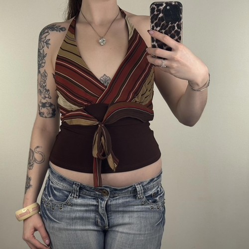 Y2k vintage neckholder - vintage, top