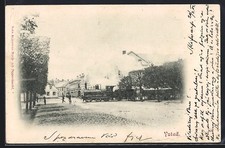 Ansichtskarte Ystad, Eisenbahn