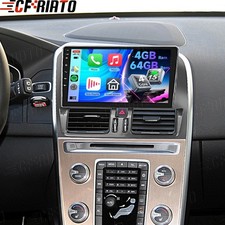 4+64GB Android 15 Apple Carplay Autoradio GPS Navi BT RDS für Volvo XC60 2011-13