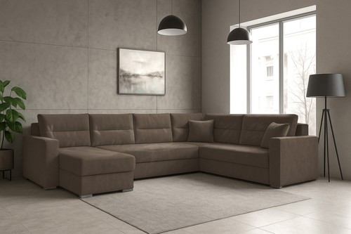 Großes ecksofa lars - ecksofa, u