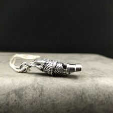 B32 Anhänger Pfeife Adler Vogel Adlerkopf Sterling Silber 925