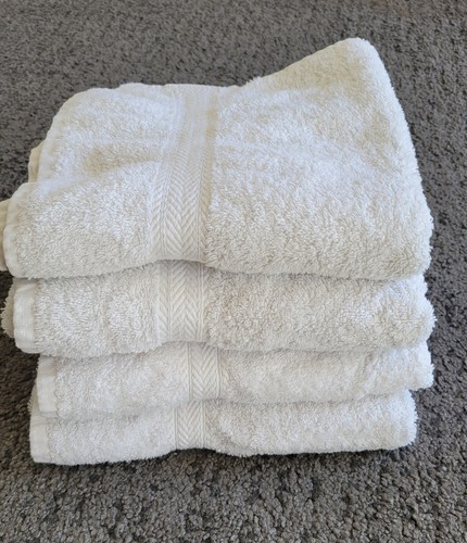 4er handtuch set weiß 45x90cm - 4er,