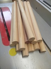 Rundstab Massivholz glatt