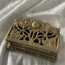 Antike messingdose jugendstil - messingdose,