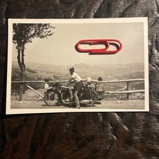 Motorrad Bike Fahrzeug Oldtimer Technik Krad Bursche 9x6 Original Foto 2.WK