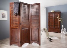 OXFORD #520 Trennwand Raumteiler Raumtrenner Kolonialstil Massivholz Akazie