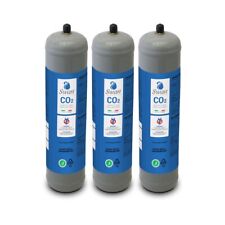 Co2 Einweg Zylinder Flasche 600 gr M11x1 Kohlesäure für Trinkwasserspender 3 St.