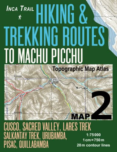 Inca trail map hiking - inca,