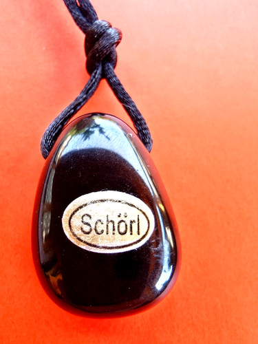 Turmalin schörl anhänger - -,