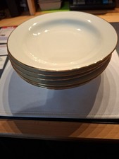 6 Porzellan-Suppenteller