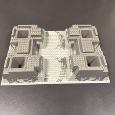 Lego 3D Bau Platte ca. 38x26x6 grau Ritter