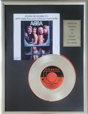 ABBA Knowing me, knowing you Single Platin Schallplatte Vinyl Record ( goldene )