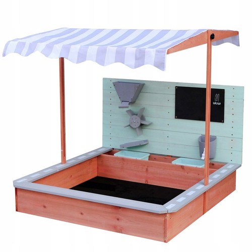 Sandkasten mit sonnendach - sandkasten,