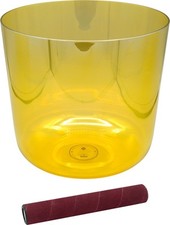 B-WARE Sela SECIU-F3 Infinity Kristall Klangschale F (432 Hz) 8" Quarzkristall