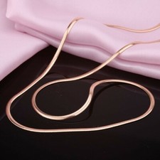 Halskette Armband flache Kette