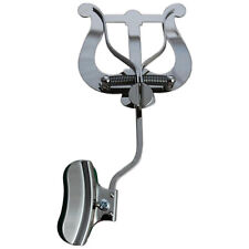 Robuste Marschgabel für Posaune - Befestigung am Becher - Messing, vernickelt