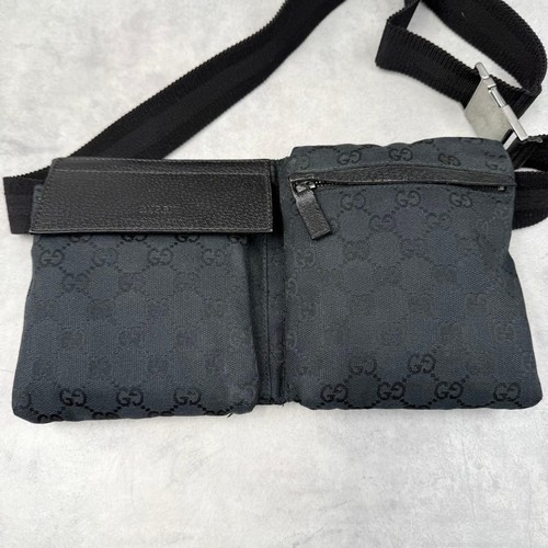 Gucci canvas waist pouch - gucci,