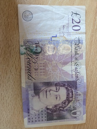 Bank england twenty - bank,