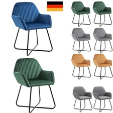 2er Set Esszimmerstuhl Esszimmerstühle Sitzgruppe Gastro Stühle 61 x 61 x 84 cm 