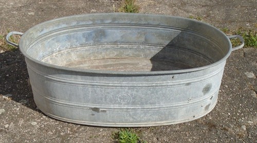 Alte zinkwanne wasser pflanzen - alte,