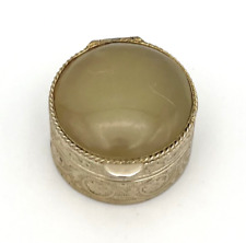 Vintage Pillendose Edelstein