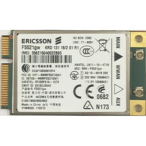 Ericsson f5521gw gobi3000 - ericsson, 3g