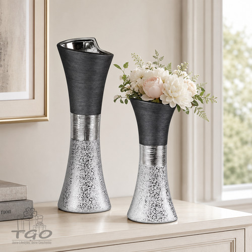 Formano vase luxor silber - vase, luxor-silber