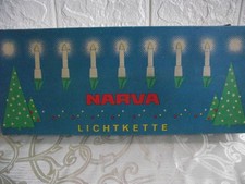 DDR Lichterkette,als Ersatzteil,von NARVA,16er Kette ,OVP,220V,Kerzen 14 Volt