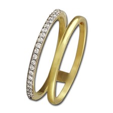 GoldDream Doppel-Ring Gr.60