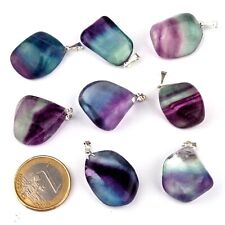 Regenbogen - Fluorit Anhänger