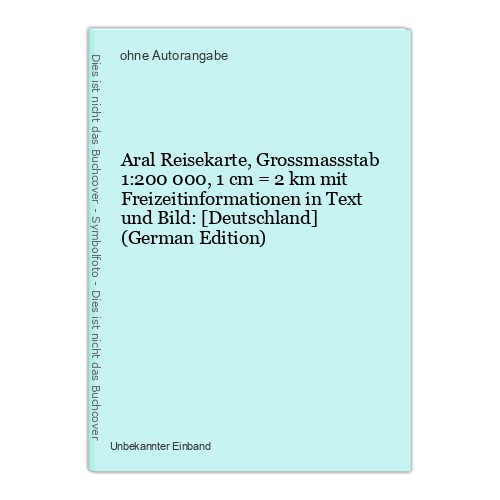 Aral reisekarte grossmassstab - aral,