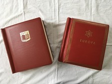 2 Briefmarken Alben Mit Marken