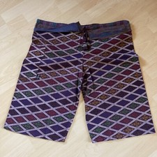 Bunte Shorts Pumphose Hippie Hose Onesize Haremhose Boho Hose, Zugband