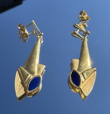 Vintage Ohrhänger Lapislazuli