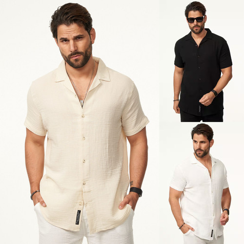 Herren kurzarmhemd polo - herren, hemd